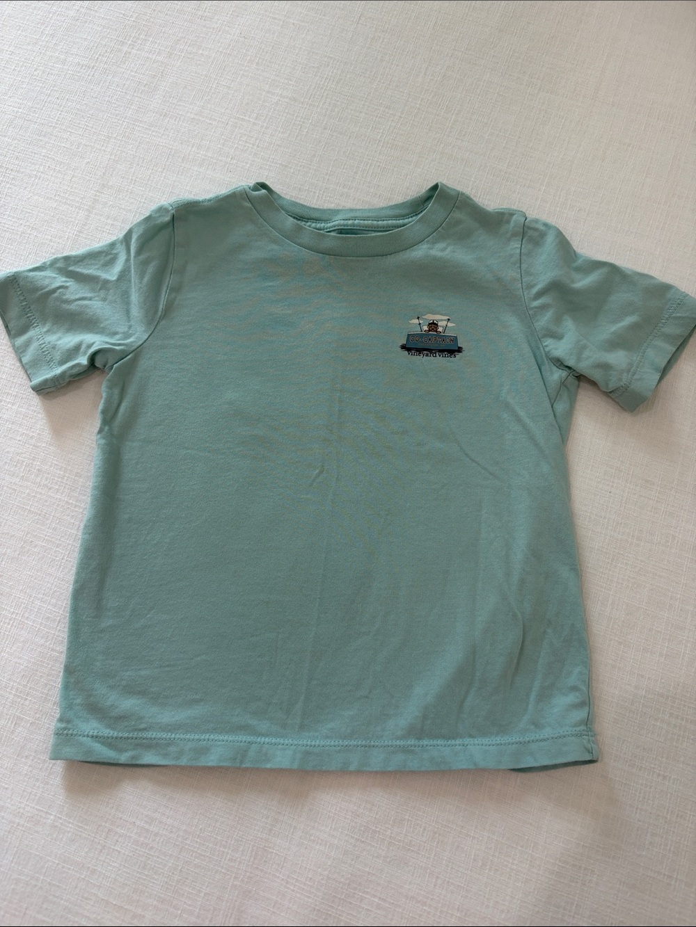 Vineyard Vines Boys Light Teal Short Sleeve Graphic Tee